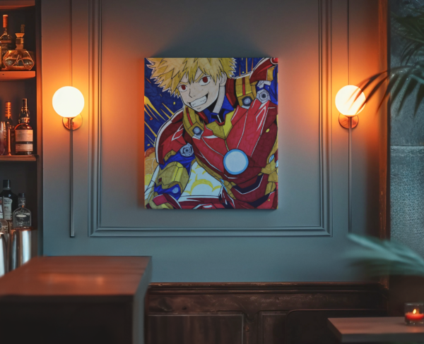 Tableau Bakugo - Version Iron Man