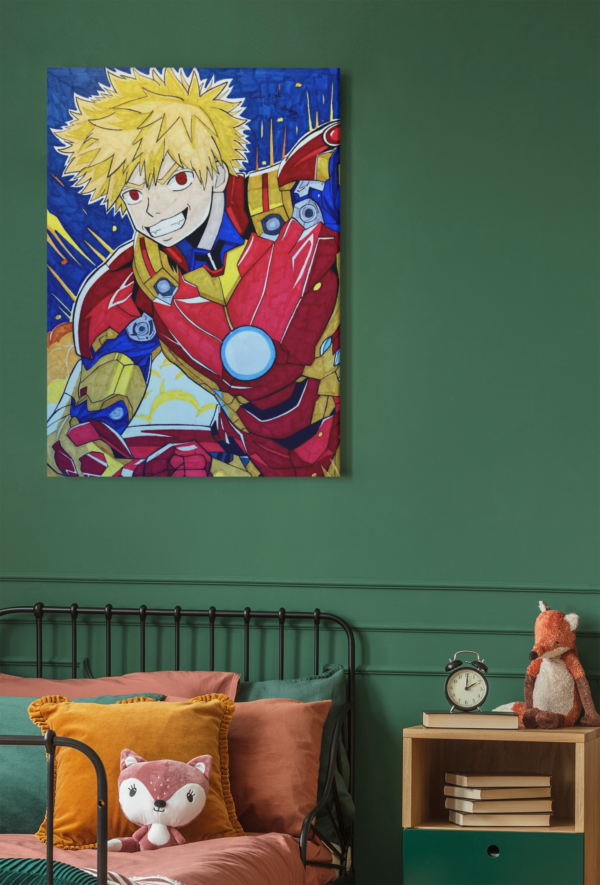 Tableau Bakugo - Version Iron Man – Image 4