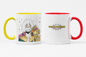 Mug manga style Marvel avec un design inspiré de My Hero Academia. Parfait pour les fans d’animés.