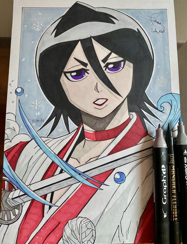 Tableau Rukia - Édition Hiver (40 x 60 cm) – Image 3