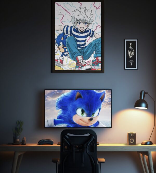 Tableau Kirua & Sonic - Duo Supersonique (40 x 60 cm)