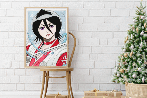 Tableau Rukia - Édition Hiver (40 x 60 cm) – Image 2