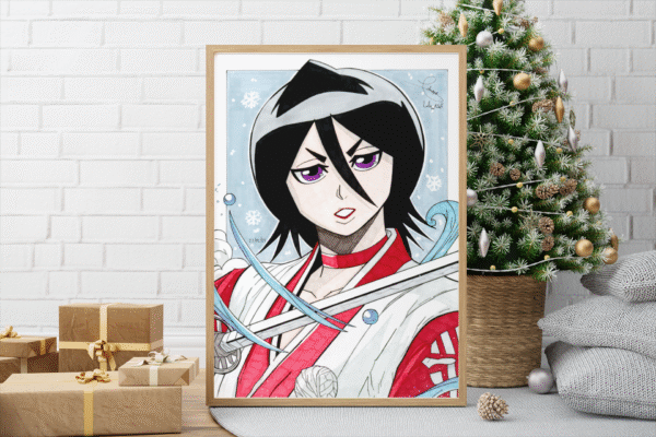 Tableau Rukia - Édition Hiver (40 x 60 cm)