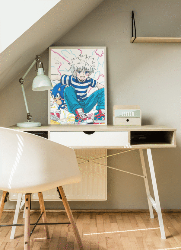 Tableau Kirua & Sonic - Duo Supersonique (40 x 60 cm) – Image 5