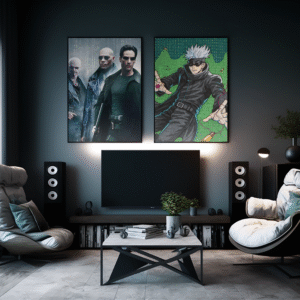 Tableau Gojo - Édition Matrix (40 x 60 cm)